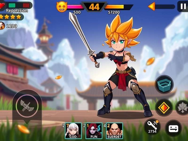 Ginger Warrior Power Strike gameplay screenshot